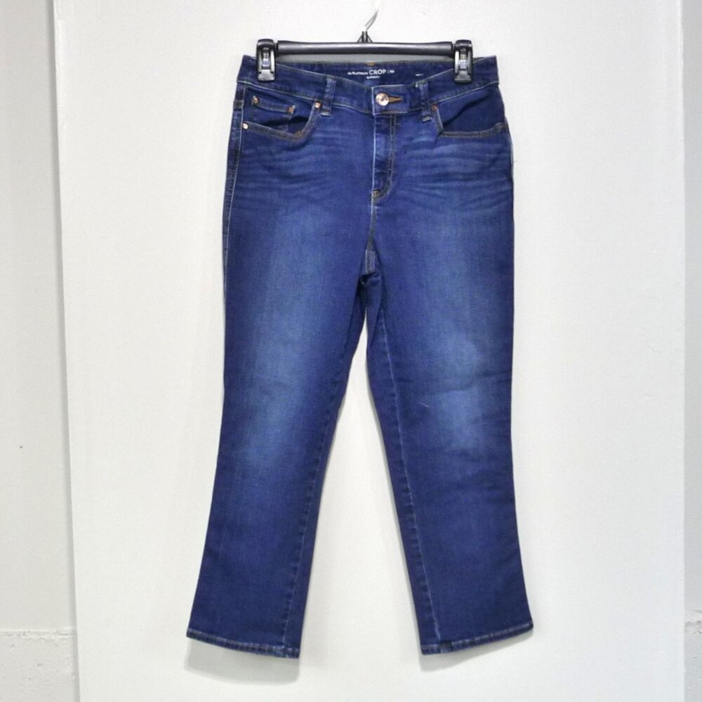 CHICO'S Size US 2 STRETCH CROPPED JEANS